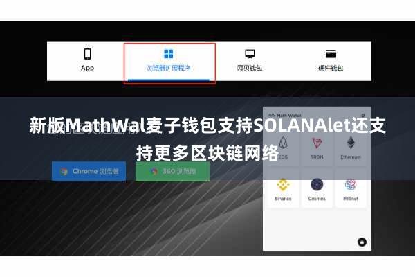 新版MathWal麦子钱包支持SOLANAlet还支持更多区块链网络