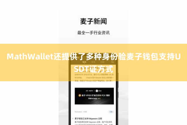 MathWallet还提供了多种身份验麦子钱包支持USDT证方式